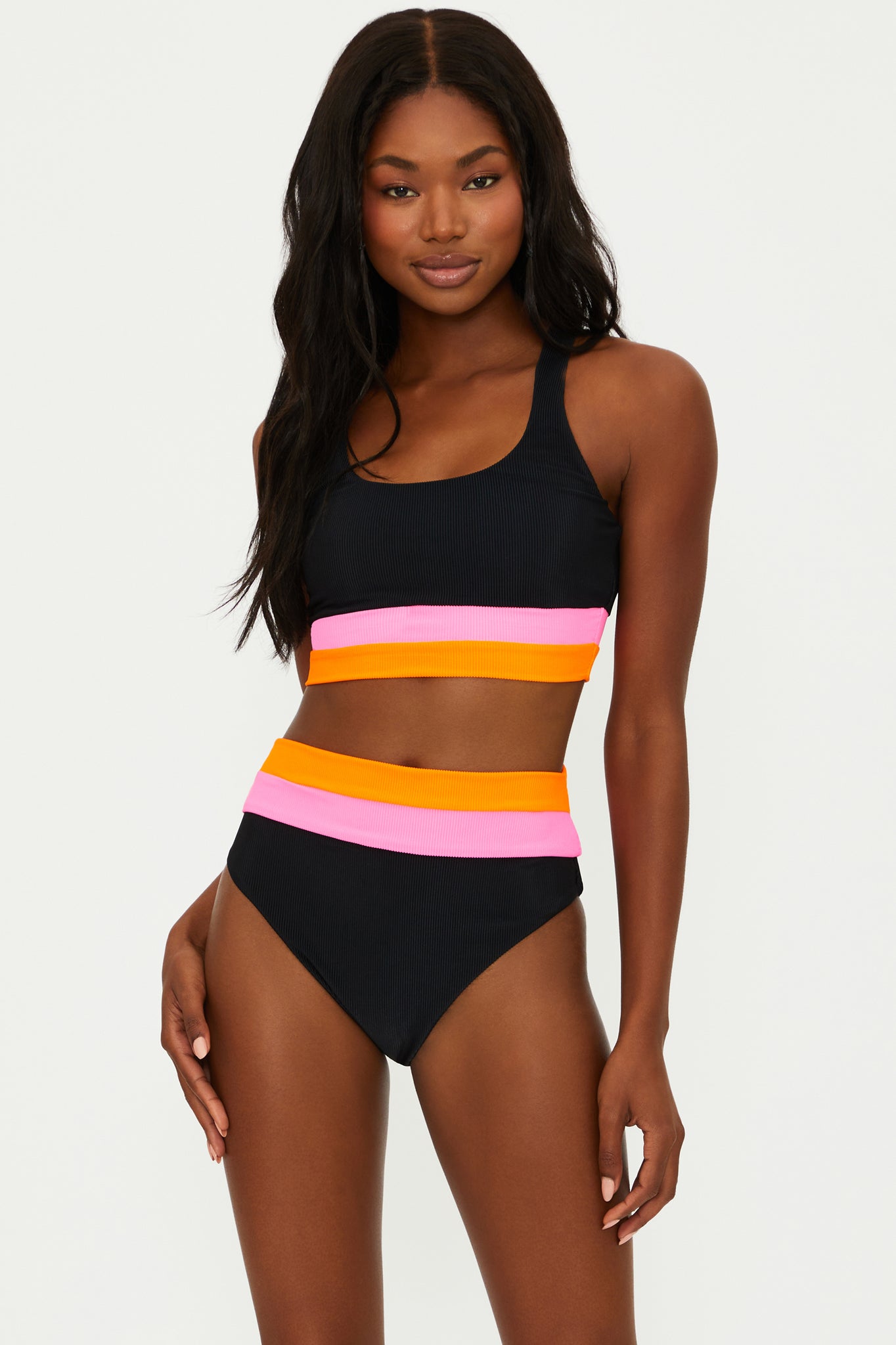 Mackenzie Top- Sangria Sunset Colorblock