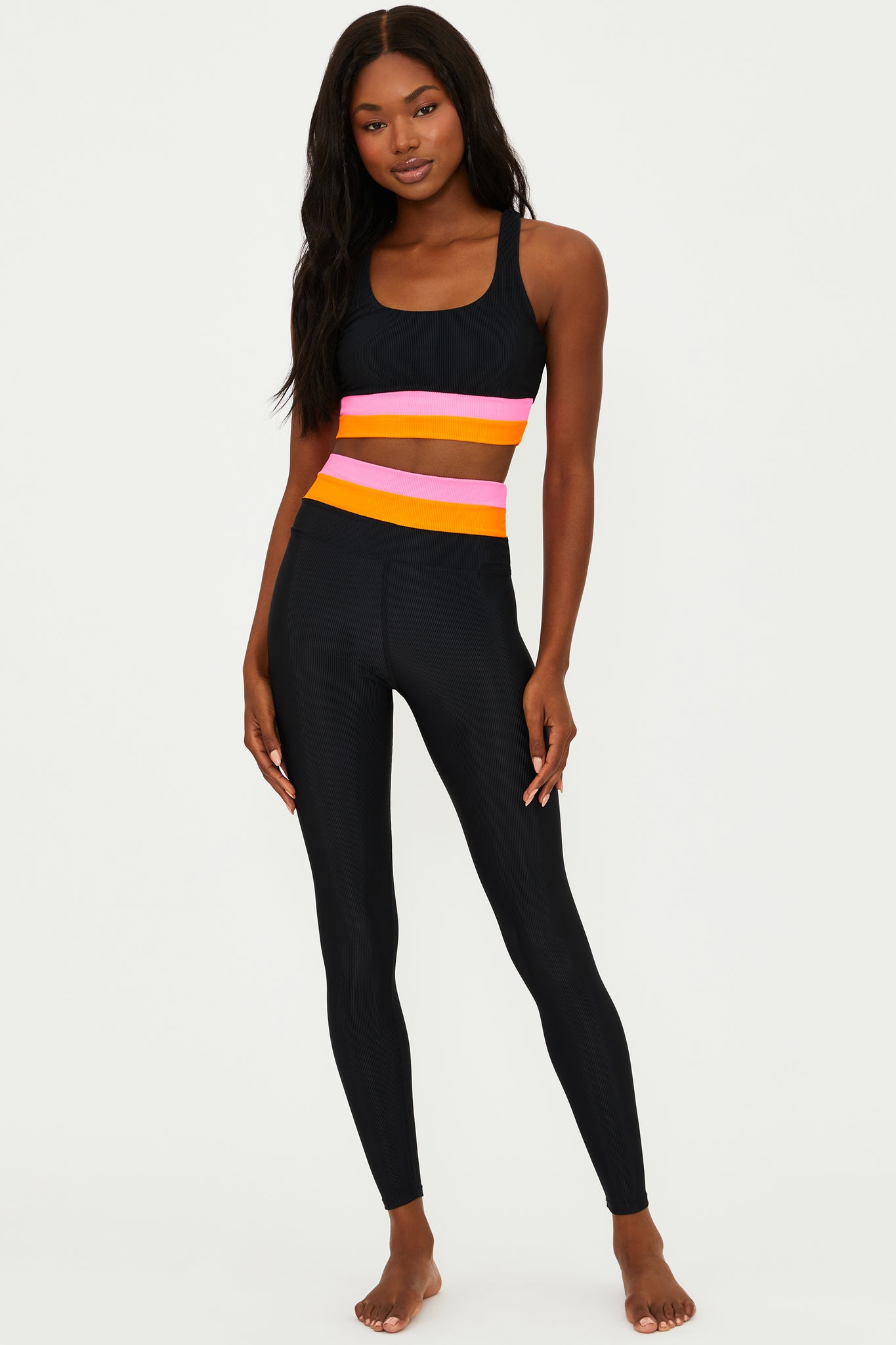 Trinity Legging- Sangria Sunset Colorblock